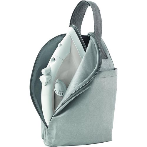 Hamiltion-Housse Pour Fer  Repasser-Protection Totale-Isolation De La Chaleur-Universelle-Anse Avec Velcro-Organisation Pratique-Dimensions : 30X20X15 Cm, Gris