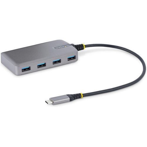 Hamiltion-Hub Usb-C  4 Ports-4X Usb-A, 5Gbps-Aliment Par Bus-Hub Usb 3.0 Avec Cble De 30 Cm-Mini Hub Usb Type-C-Hub Usb De Bureau, Usb C Vers Usb A (5G4Ab-Usb-C-Hub)