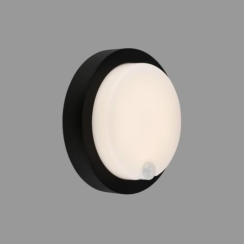 Hamiltion-Lampe D'extrieur Avec Dtecteur De Mouvement, Lampe Murale Avec Accu, Lampe Avec Accu, Lumire Blanche Chaude, Noir, 170x55 Mm (Dxh)