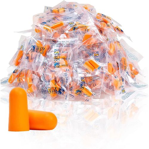 Hamiltion-Lot De 100 Paires De Bouchons D'oreilles Pour Dormir,Rduction Du Bruit,Bouchons D'oreilles En Mousse Souple,Rutilisables,Pour Tir,Ronflement,Tonte,Transport,Rduction Du Bruit,Or