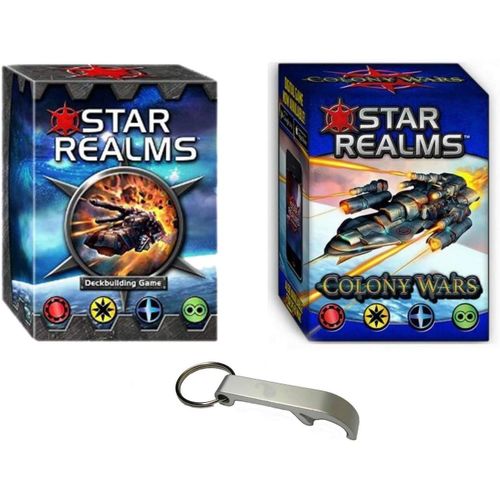 Hamiltion-Lot Star Realms Version Franaise Jeu De Base + Colony Wars + 1 Dcapsuleur Blumie (Base + Colony)