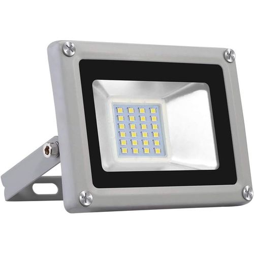 Hamiltion-Projecteur Led 20 W-2000 Lm-Super Lumineux-Projecteur Extrieur-Ip65-tanche-Lumire Du Jour 5000 K-Idal Pour Un Jardin, Un Garage, Un Htel, Etc, Blanc Froid, (20w)
