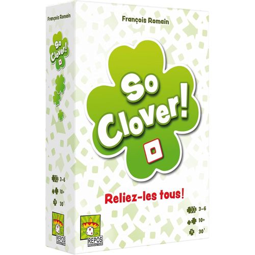 Hamiltion-So Clover! Jeu D Association D'ides-Jeu De Rflexion Pour Adultes Et Enfants Ds 10 Ans-Reliez-Les Tous!-Jeu Socit Coopratif-3-6 Joueurs -30 Minen Franais-Repos Production