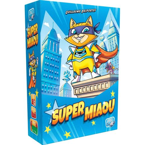 Hamiltion-Space Cow-Super Miaou-Jeu De Socit Pour Enfants Ds 6 Ans-Jeu Initiation Deckbuilding-Jeu De Cartes Format Voyage-Jeux Famille Pour 2  4 Joueurs-15 Min-Version Franaise