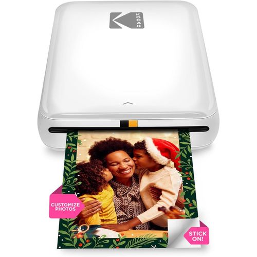 Hamiltion-Step Instant Imprimante Photo Portable Pour Smartphone - Mini Imprimante Couleur Sans Fil