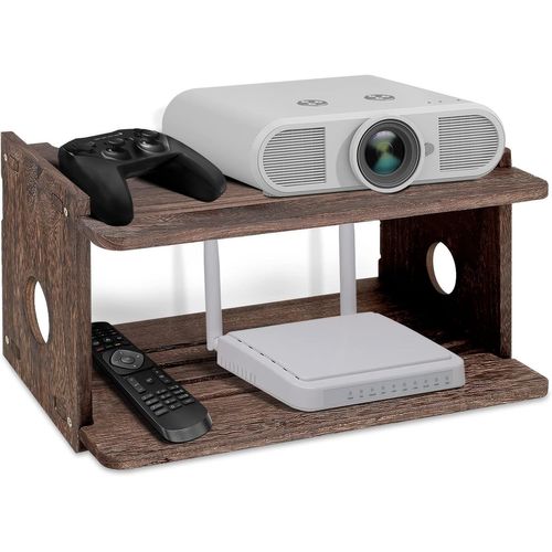 Hamiltion-Support De Support De Montage Mural Pour Support De Montage De Projecteur Flottant, Bote De Rangement Pour Modem-Botier De Rangement-Cache Pour Tv-Pour Xbox Projector Dvd Consoles De Jeux