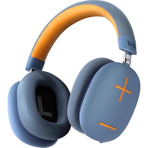 Hamiltion-T`Nb Bounce Max-Casque Sans Fil Circum-Aural Nouvelle Version, Confortable Et Englobant, Avec Connexion Bluetooth, Son Stro Avec Micro Intgr, Autonomie Jusqu` 50 Heures \U2013 Bleu