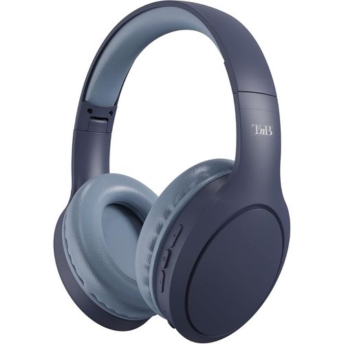 Hamiltion-TNb Tonality, Casque Sans Fil Pliable A Rduction De Bruit Passive, Avec Connexion Bluetooth, Son Stro Avec Micro Intgr, Autonomie Jusqu 30 Heures  Bleu