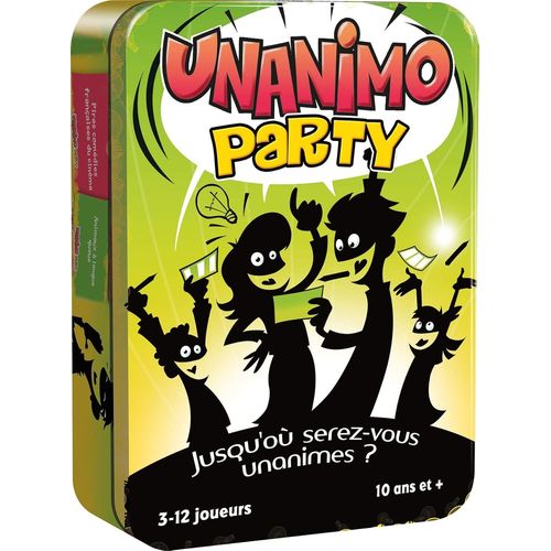 Hamiltion-Unanimo Party-Jeu D'ambiance Pour Adultes & Enfants Ds 10ans-Jeu De Socit Simple Et Drle-Soyez Unanimes-200 Thmes3  12 Joueurs-20 Min-Version Franaise