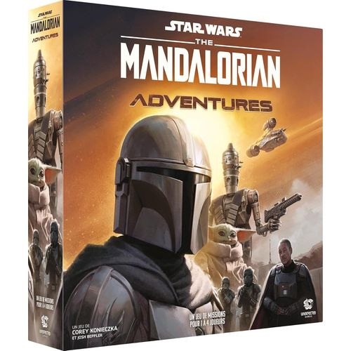 Hamiltion-Unexpected Games Star Wars-The Mandalorian Adventures-Jeux De Socit-Jeux De Plateau-Jeu Coopratif Pour Adultes Et Enfants  Partir De 12 Ans-1  4 Joueurs-Version Franaise