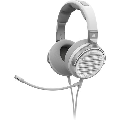 Hamiltion-Virtuoso Pro Casque De Jeu Ouvert Filaire-Microphone Unidirectionnel Dtachable-Conducteurs En Graphne De 50 Mm-Rponse En Frquence 20Hz-40 Khz-Blanc