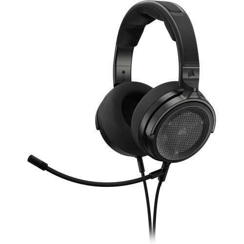 Hamiltion-Virtuoso Pro Casque De Jeu Ouvert Filaire-Microphone Unidirectionnel Dtachable-Conducteurs En Graphne De 50 Mm-Rponse En Frquence 20Hz-40 Khz-Carbone