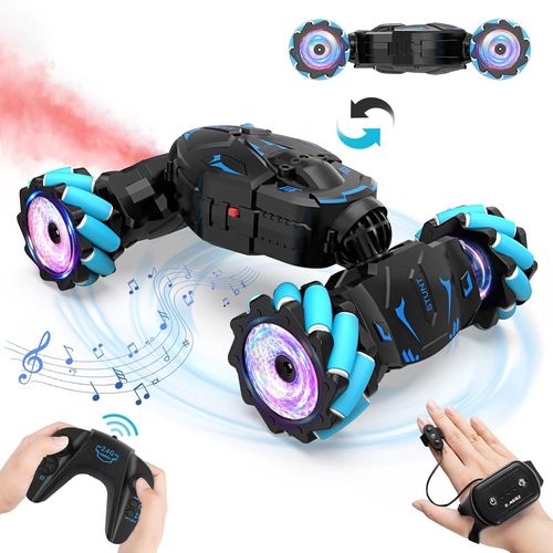 Hamiltion-Voiture Tlcommande Enfant, Voiture Telecommand Tout Terrain Avec La Main 2.4 Ghz, 4X4 Voiture Rc Drift 360 Rotation, Jouet Cadeau Nol Garcon Fille 6 7 8 9 10 11 12 Ans