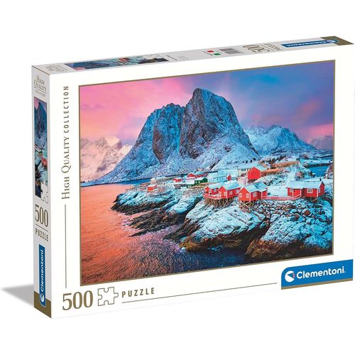 Hamnoy Village Puzzle De 500 Pices - Jeu De Patience Et De Rflexion