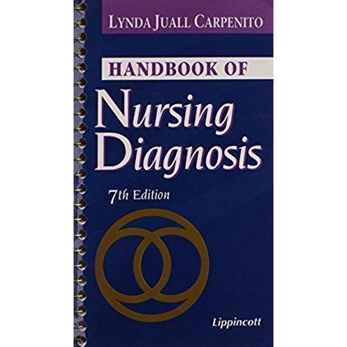 Handbook Of Nursing Diagnosis   de Lynda Juall Carpenito  Format Broch 