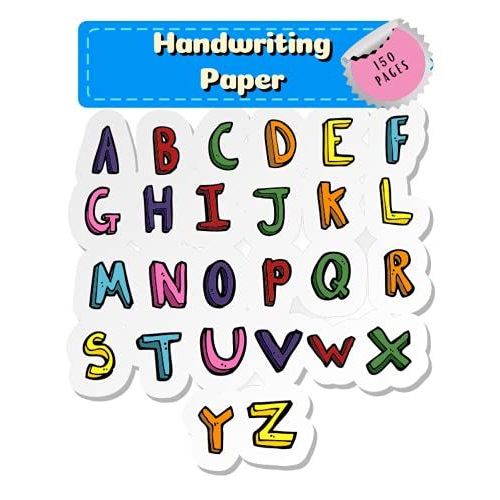 Handwriting Paper: 150 Blank Pages Primary Writing Journal Dotted Paper / Kindergarten Writing Paper With Lines For Abc Kids Ages 3-5 Years / ... A4 Size Lined Paper For Kindergarten Writing.   de Itz Rony  Format Broch 