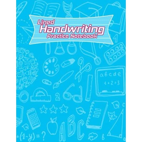 Handwriting Practice Book : 100 Blank Writing Pages - For Students Learning To Write Letters   de Raza, Ahmed  Format Broch 