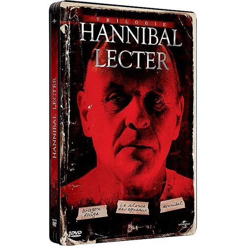 Hannibal Lecter - La Trilogie : Le Silence Des Agneaux + Hannibal + Dragon Rouge - Pack Collector Botier Steelbook de Jonathan Demme