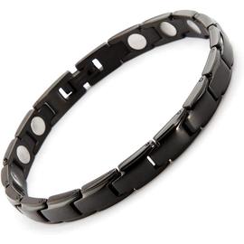 HAQI Bracelet magnétique pour homme et femme en argent, 3500 Gauss Bracelet  à aimants puissants comme cadeau pour femme (19cm, Argenté) : :  Mode