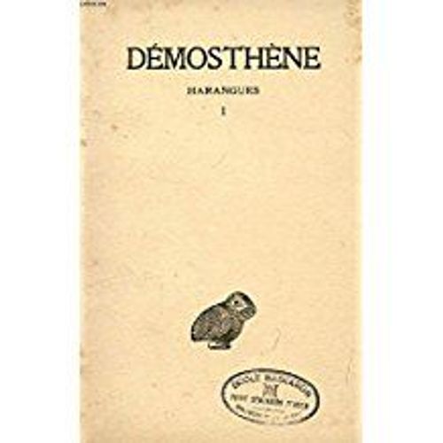 Harangues, Tome 2   de Dmosthne  Format Broch 