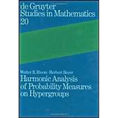 Harmonic Analysis Of Probability Measures On Hypergroups    Format Reli 