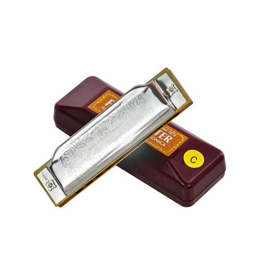 Harmonica 10 Trous C Touche Clair Son Stable Bouche Orgue Exquis Beau Harmonica C