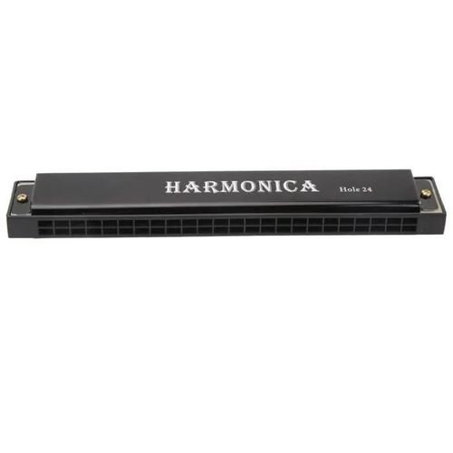 Harmonica - Omabeta - 24 Trous - Plastique - Noir - Dbutants