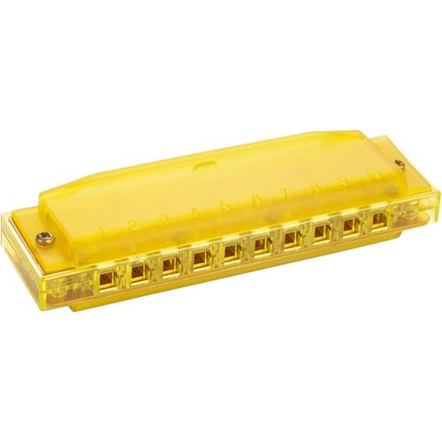 Harmonica Translucent Harp C,Jaune