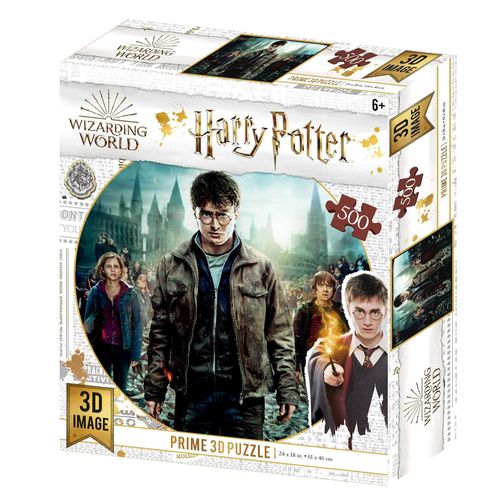 Harry Potter, Puzzle 3d - Deathly Hallows - 500 Pices