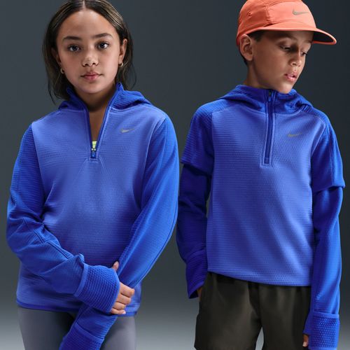 Haut  1/4 De Zip Therma-Fit Nike Pour Ado - Bleu