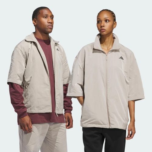 Haut D'chauffement Entirement Zipp Adidas Basketball (Non Genre) Adidas - Putty Beige - 2xs