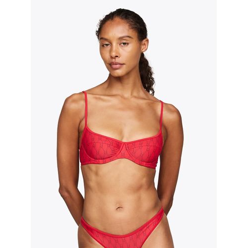 Haut De Bikini Balconnet  Armature Et Motif Demi Np Print/Diamond Flag Red Print - 70d