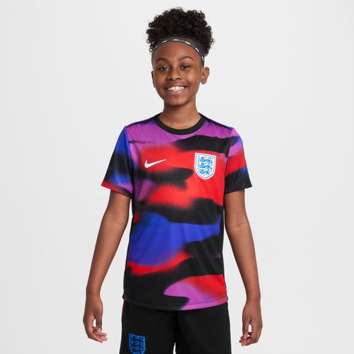Haut De Foot D'avant-Match  Manches Courtes Nike Dri-Fit Angleterre Academy Pro Pour Ado - Bleu