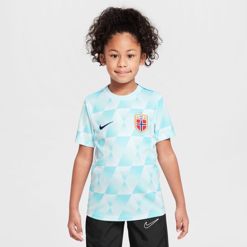 Haut De Foot D'avant-Match  Manches Courtes Nike Dri-Fit Norvge Academy Pro Pour Ado - Bleu