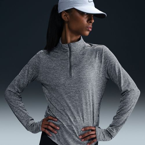 Haut De Running  1/4 De Zip Anti-Uv Dri-Fit Nike Swift Pour Femme - Gris - S (Fr 38-40)