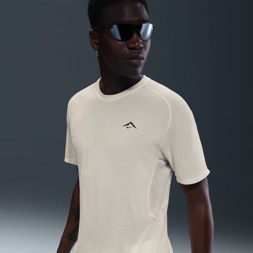 Haut De Running  Manches Courtes Dri-Fit Adv Nike Solar Chase Pour Homme - Blanc