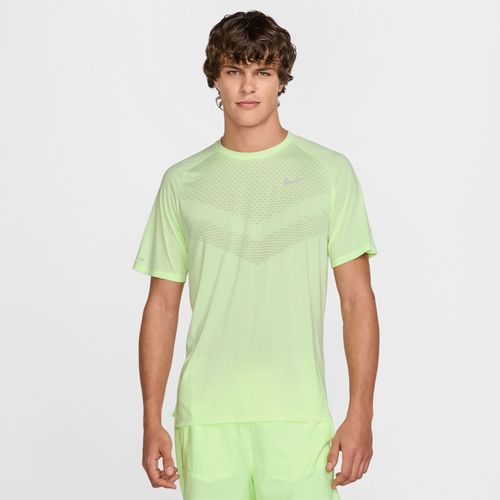 Haut De Running  Manches Courtes Dri-Fit Adv Nike Stride Pour Homme - Jaune