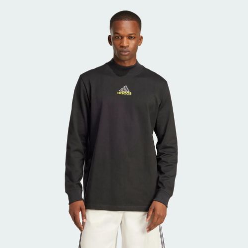 Haut Manches Longues Et Col Chemine Q1 Adidas - Black - Xl