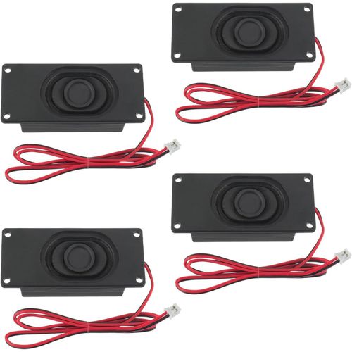 Haut parleur 3 watts 8 ohms 3 w 8 ohms interface JST-PH2.0 pour projets de bricolage lectroniques de carte mre Arduino et moniteurs TV LCD (4 pices)