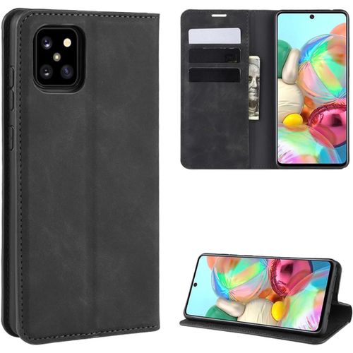 Haut Qualit Etui Pour Samsung Galaxy Note10 Lite /A81 Coque Rabat Protection Pochette Housse Pour Samsung Galaxy Note10 Lite /A81 Antichoc Housse Folio Portefeuille Coque Noir