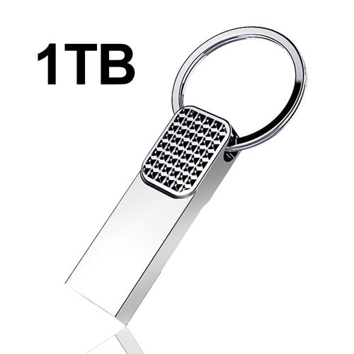 Haute Vitesse USB 3.0 2TB Noir Pen Drive 1TB Mmoire USB Flash Drive 512G Pendrive TYPE-C Cle USB Stick Portable SSD - Type silver 1TB #C