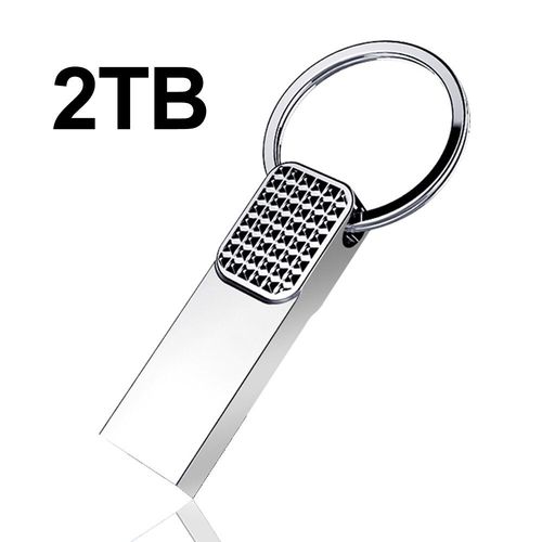 Haute Vitesse USB 3.0 2TB Noir Pen Drive 1TB Mmoire USB Flash Drive 512G Pendrive TYPE-C Cle USB Stick Portable SSD - Type silver 2TB #C