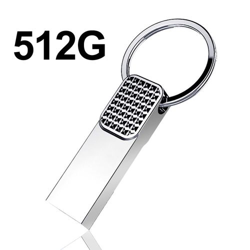 Haute Vitesse USB 3.0 2TB Noir Pen Drive 1TB Mmoire USB Flash Drive 512G Pendrive TYPE-C Cle USB Stick Portable SSD - Type silver 512GB #C