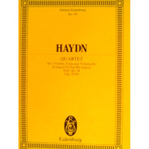 Haydn String Quartet Op.20 N4
