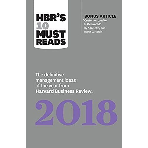 Hbr's 10 Must Reads 2018    Format Reli 