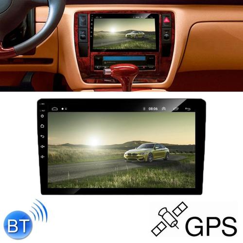 Hd 10.1 Pouces Universal Voiture Android 8.1 Rcepteur Radio Mp5 Player, Support Fm & Bluetooth & Tf Carte & Gps