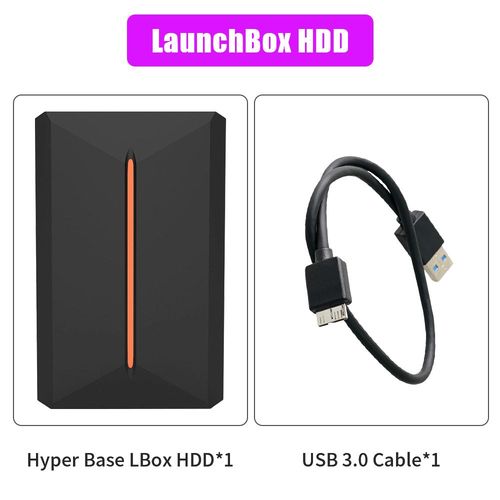 Hdd Lobbox 500 Go - Plus De 3760 Jeux 3d/Aaa Pour Ps4/Ps3/Ps2/Switch/Wii/Wprospects U/N64/Dc, Disque Dur De Jeu Externe Portable De 500 Go Pour Pc Windows