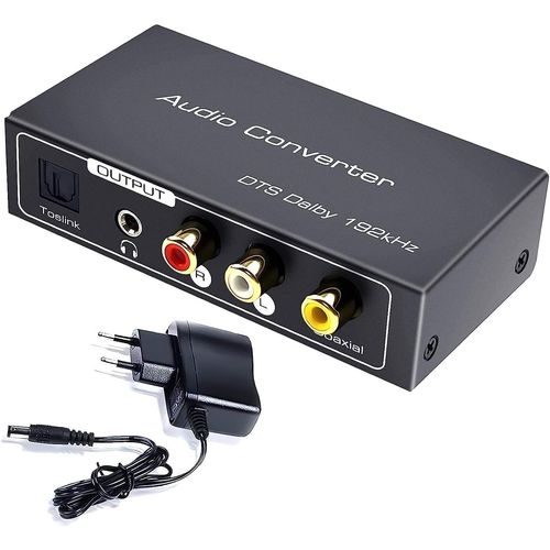 HDMI Audio Extractor 192KHz DAC Convertisseur Arc Audio Adaptateur Optique Numrique HD SPDIF TosLink Stro Analogique Audio Rpartiteur-Full HD,1080p,3D,PC,HDCP ect
