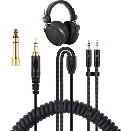 HE400i(2.5mm Plug Version) Cable Compatible with Hifiman HE400S, HE-400i, HE560, HE-350, HE1000, HE1000 V2 Headphone, 5.9Ft to 16Ft (Dual 2.5mm Plugs)