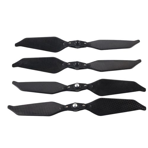 Helice Bipale Pliable En Fibre De Carbone, Reduction Du Bruit, Compatible Avec Le Drone Dji Phantom 3 Rc (2 Paires)